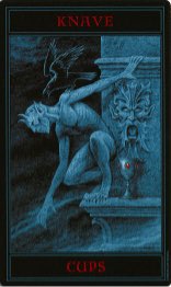 Tarotkaart 'Schildknaap van Kelken'
