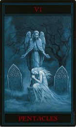 Tarotkaart 'Zes van Pentagrammen'