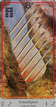 Tarotkaart 'Acht van Staven'