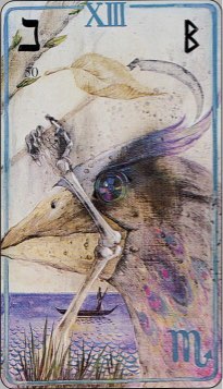 Tarotkaart 'De Dood'