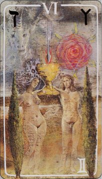 Tarotkaart 'De Geliefden'