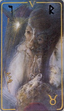 Tarotkaart 'De Hierofant'