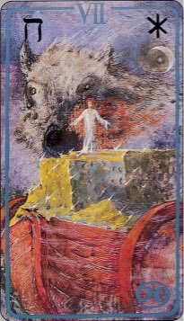 Tarotkaart 'De Zegewagen'