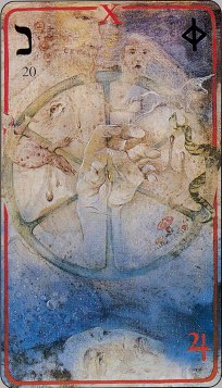 Tarotkaart 'Het Rad van Fortuin'