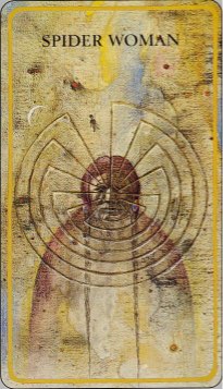 Tarotkaart 'Koningin van Pentagrammen'