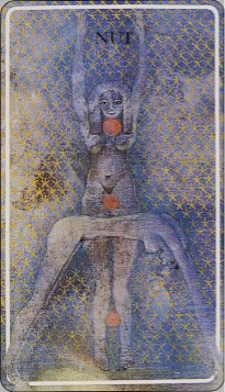 Tarotkaart 'Koningin van Zwaarden'