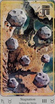 Tarotkaart 'Zeven van Pentagrammen'