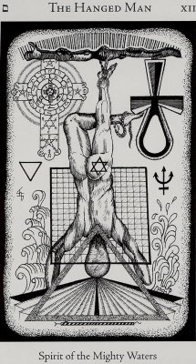 Tarotkaart 'De Gehangene'