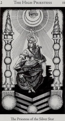 Tarotkaart 'De Hogepriesteres'