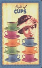 Tarotkaart 'Acht van Kelken'