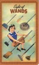 Tarotkaart 'Acht van Staven'