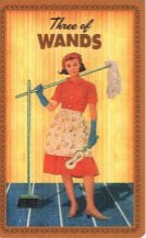 Tarotkaart 'Drie van Staven'