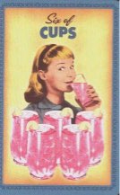 Tarotkaart 'Zes van Kelken'