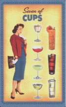 Tarotkaart 'Zeven van Kelken'