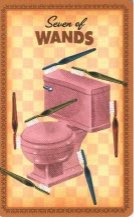 Tarotkaart 'Zeven van Staven'