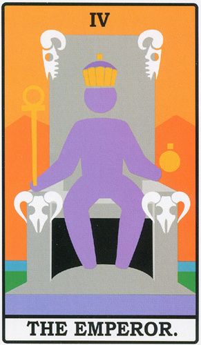 Tarotkaart 'De Keizer'
