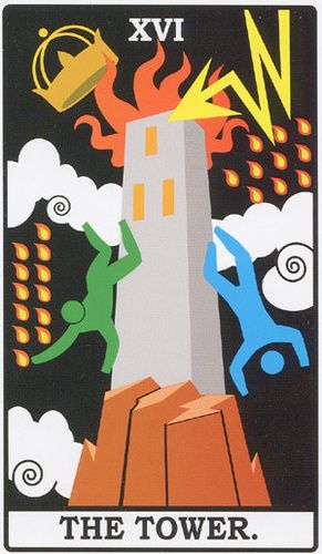 Tarotkaart 'De Toren'