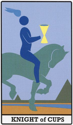Tarotkaart 'Ridder van Kelken'