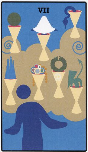 Tarotkaart 'Zeven van Kelken'