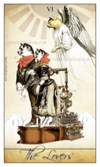 Tarotkaart 'De Geliefden'