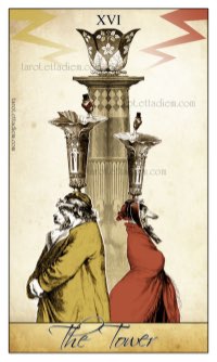 Tarotkaart 'De Toren'