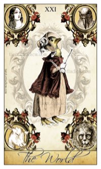 Tarotkaart 'De Wereld'