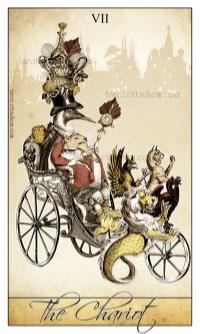 Tarotkaart 'De Zegewagen'