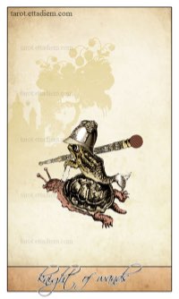 Tarotkaart 'Ridder van Staven'