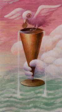 Tarotkaart 'Aas van Kelken'