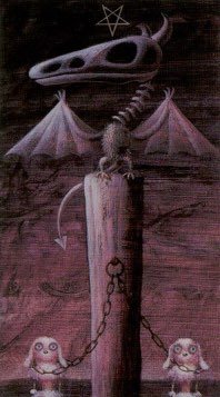 Tarotkaart 'De Duivel'