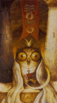 Tarotkaart 'De Hogepriesteres'