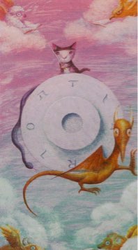 Tarotkaart 'Het Rad van Fortuin'