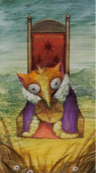 Tarotkaart 'Koningin van Pentagrammen'