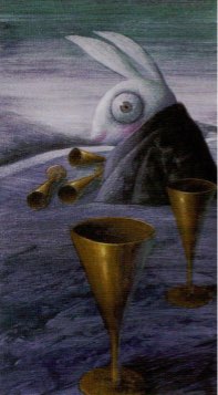 Tarotkaart 'Vijf van Kelken'