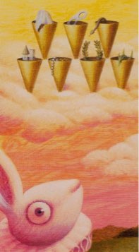 Tarotkaart 'Zeven van Kelken'