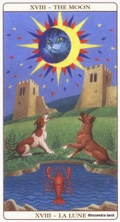 Tarotkaart 'De Maan'