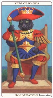 Tarotkaart 'Koning van Staven'