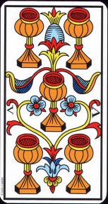 Tarotkaart 'Vijf van Kelken'