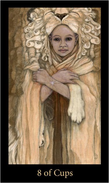 Tarotkaart 'Acht van Kelken'