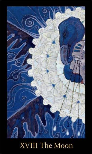 Tarotkaart 'De Maan'