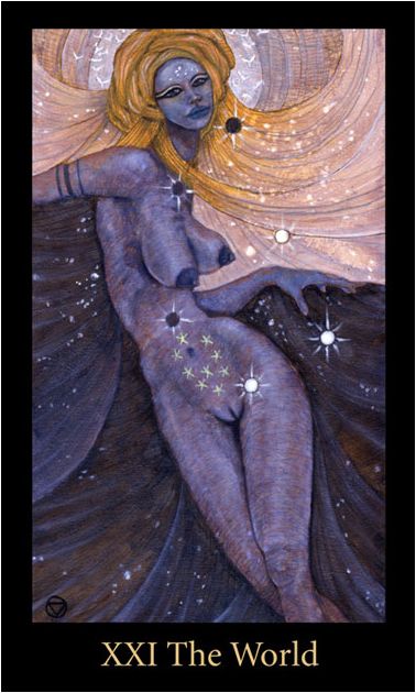 Tarotkaart 'De Wereld'