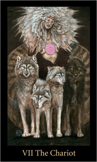 Tarotkaart 'De Zegewagen'