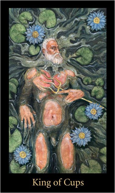 Tarotkaart 'Koning van Kelken'