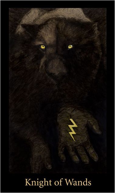 Tarotkaart 'Ridder van Staven'