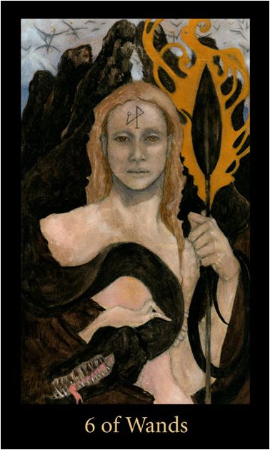 Tarotkaart 'Zes van Staven'