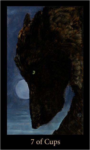 Tarotkaart 'Zeven van Kelken'