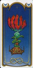Tarotkaart 'Aas van Kelken'
