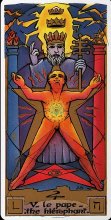 Tarotkaart 'De Hierofant'