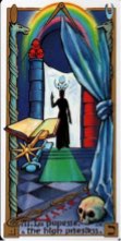 Tarotkaart 'De Hogepriesteres'