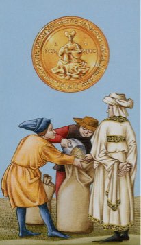 Tarotkaart 'Aas van Pentagrammen'